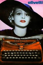 Poster Manifesto Locandina Pubblicità Ufficio Olivetti Stampa Formato 32x47 Cm.