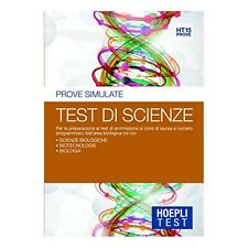 PROVE SIMULATE, TEST DI SCIENZE, HOEPLI TEST, HT15PROVE, COD:9788820370923