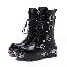 Stivali uomo donna rock unisex