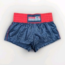 Pantaloncini Adidas lucidi running donna fitness Stella McCartney 36 vintage sport palestra