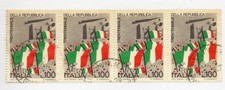 Italia 1976 Trentennale della Repubblica 100 Lire quartina