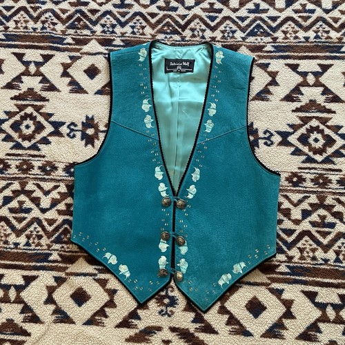 Gilet vintage pelle - in, lupo