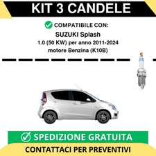 KIT 3 CANDELE per SUZUKI