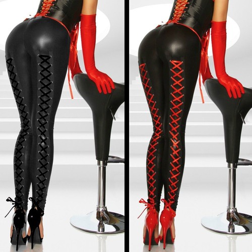 Sexy pantaloni finta - pantaloni, pelle