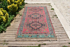 Tappeto caucasico 4x8 tessuto