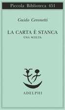 La carta è stanca. Una scelta