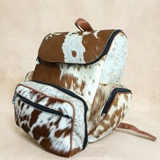 Zaino in pelle di mucca