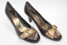 BRACCIALINI scarpe donna tg 9 Europa 40 pelle marrone S7855