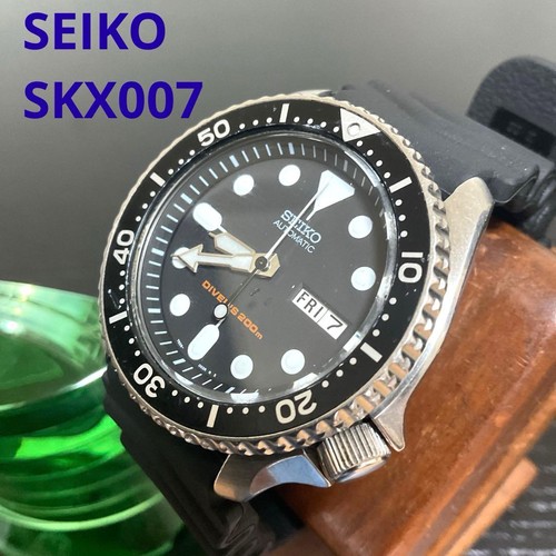 Seiko skx007 black - seiko,