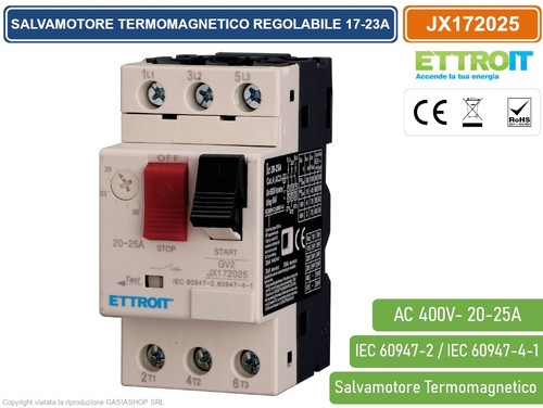 Salvamotore termomagnetico - salvamotore,