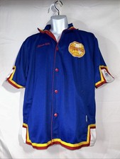 Maglia riscaldante vintage platino FUBU HARLEM GLOBETROTTERS UOMO XL