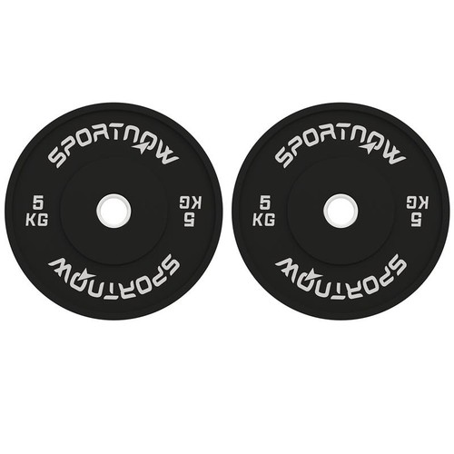 Coppia dischi 5kg gomma - , foro