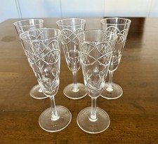 Set di 5 Calici Flute d'Epoca