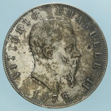 VITTORIO EMANUELE II° 5 LIRE