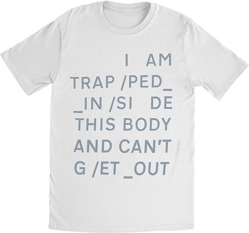 Shirt bianca uomo radiohead - t-shirt,