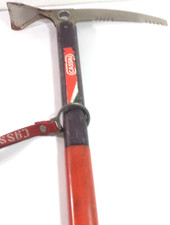 PICOZZA DA MONTAGNA "CASSIN GUIDA" CON PROTEZIONE IN GOMMA-LUNG. CM. 66 -USATA