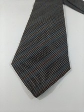FENDI ROMA cravatta tie 100%seta silk MULTICOLORE A RIGHE necktie A862