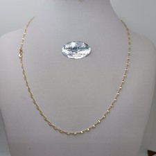 COLLANA UNISEX A MAGLIA MARINA