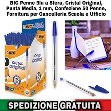 Bic penne blu sfera cristal - bic,