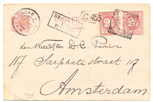 Suriname 1906 upr - , card