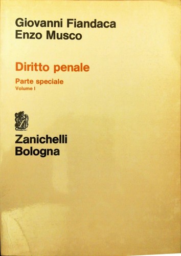Diritto penale fiandaca - -,