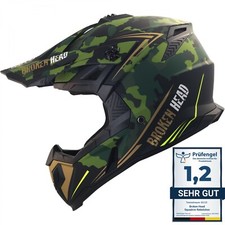 Casco incrociato testa rotta