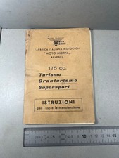 MOTO MORINI 175 cc Istruzioni x Uso e Manutenzione ORIGINALE