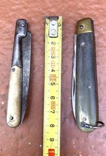 Set 2 Coltellini Vintage  Manico In Corno 