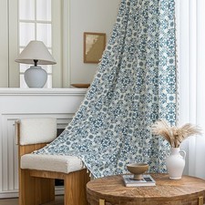 Boho Floral Curtains French