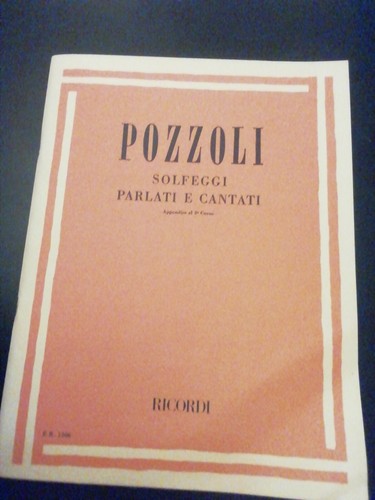 Pozzoli solfeggi parlati - solfeggi,