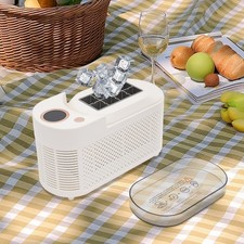 Mini macchina per il ghiaccio da banco 8 cubi macchina per il ghiaccio compatta per auto/viaggio macchina per il ghiaccio