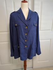 elena miro' giacca donna blu