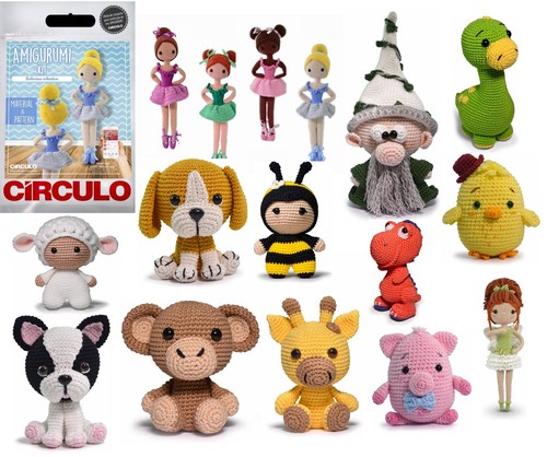 Kit uncinetto amigurumi vari - amigurumi,