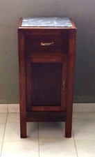 ANTICO COMODINO IN LEGNO CM 28 X 35 ALTO CM 78 RECENTEMENTE RESTAURATO