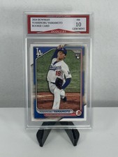 2024 Bowman Yoshinobu Yamamoto L.A. Dodgers Rookie Card #36 Gem Mint 10!