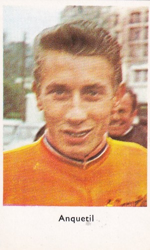 Cycling card jacques - card, anquetil
