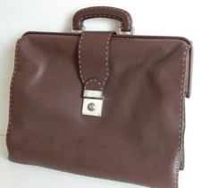 Borsa medico pelle leather dottore doctor bag Gavi Pell Roma 1978 original rare 