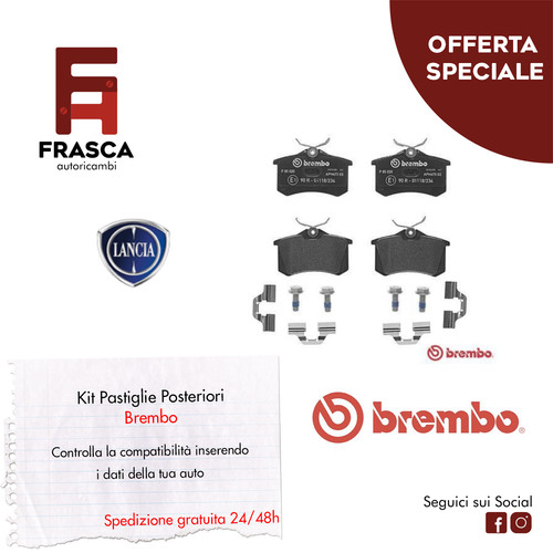 Pastiglie freno posteriori - pastiglie,