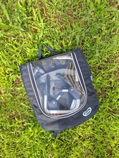 seggiolone da tavolo mai usato Giordani in ottime condizioni grigio e blu