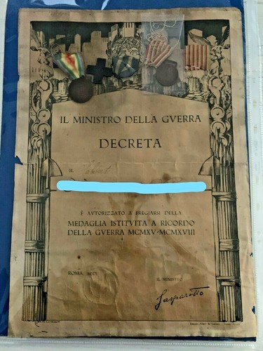 Lotto medaglie guerra - 1°,