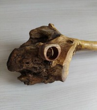 Anello in legno Fatto A Mano modello Midi Iroko 18 mm handmade 