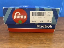 Vintage 1990 Reebok Pump Shoe