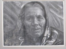 Dipinto Attribuito  A FRANCESCO  PAOLO  MICHETTI ( Ritratto Della Suocera)