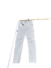 Trussardi Jeans Uomo Pantalone Grigio Chiaro Alla Moda Taglia 40 Nuovo con etichette