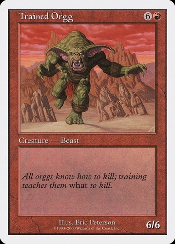 Mtg trained orgg exc - mtg,