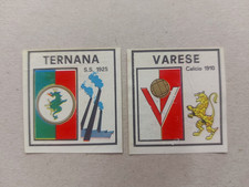 TERNANA/VARESE  - SCUDETTI - CALCIATORI PANINI 1969 70  RECUPERATI (4307)