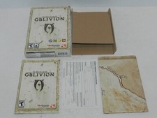 ELDER SCROLLS IV OBLIVION PC Game Box + Manuale + Mappa + Supporto + Garanzia No Gioco