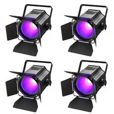 4 pz 200 W RGBWAUV LED COB par