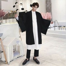 Mens Gothic Cardigan Long Punk