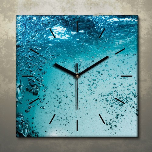 Decorazione tela orologio